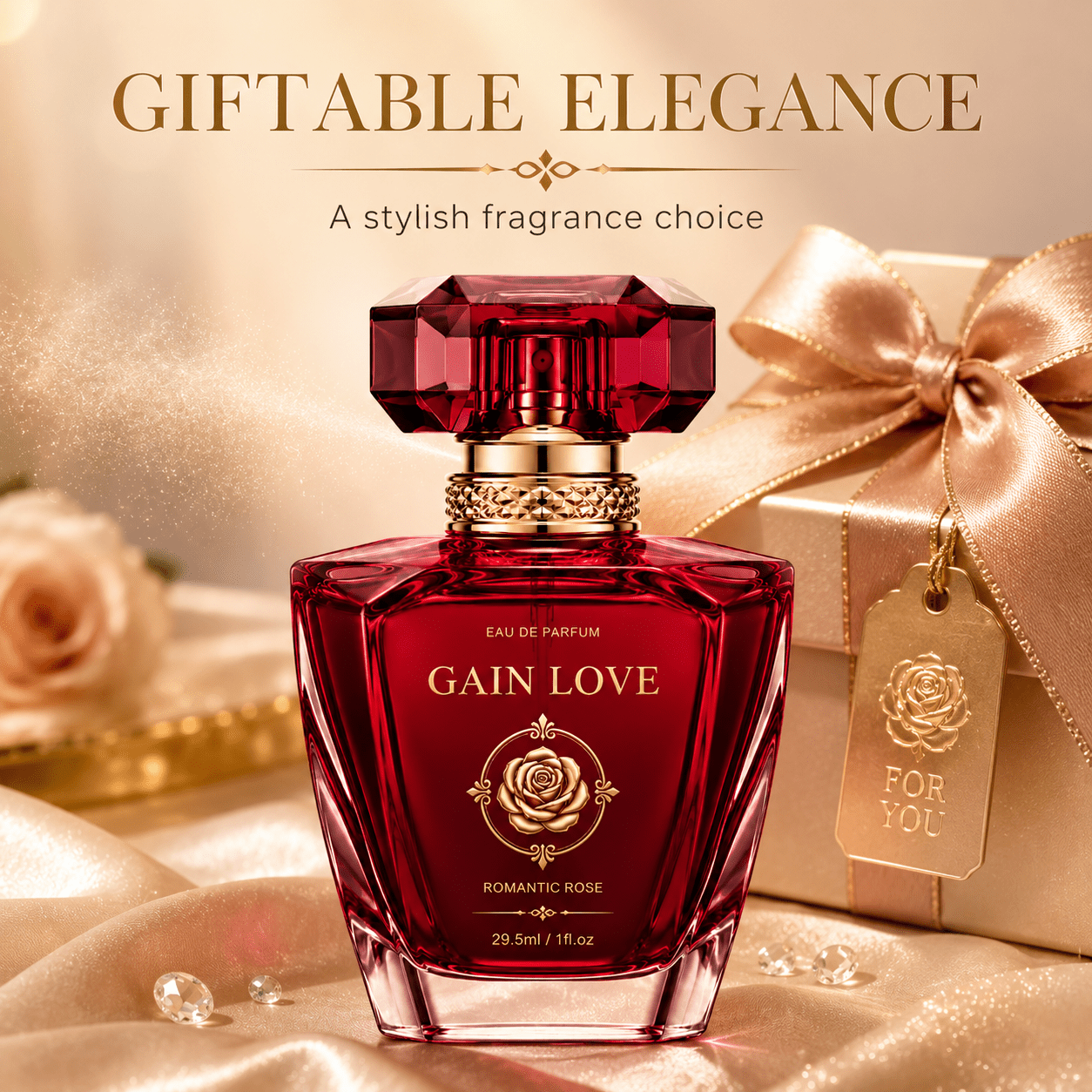 TEMU Exquisite Women's Perfume, The Essential Perfume For Going Out, And The Unique Portable Perfume Bottle, Suitable For Working Days, Holidays And