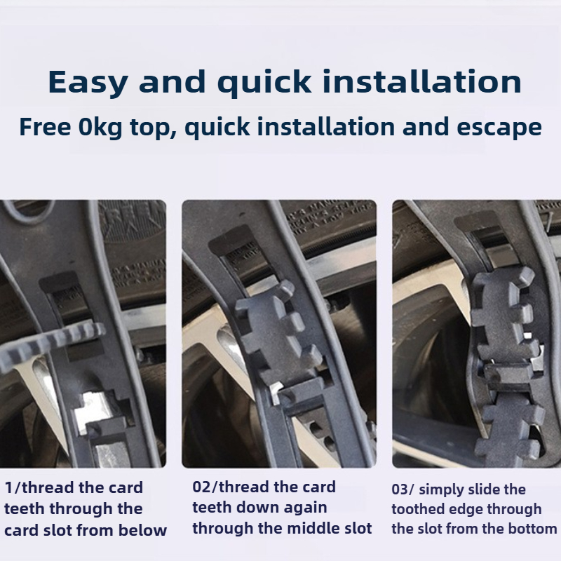 10pcs heavy duty all terrain winter tire chains with heavy   traction fit for suvs trucks     remove snow tire compatible with 4wd awd vehicles Product details 5