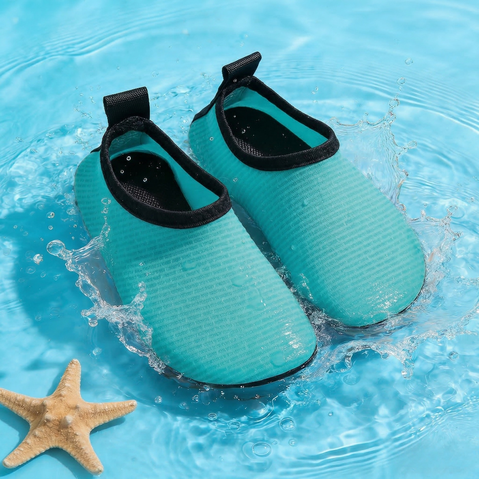 Image of Children Children Kids Soft Sole Spring Summer Diving Snorkeling Wading Barefoot Solid Color Skin-friendly Breathable Fitness Shoes