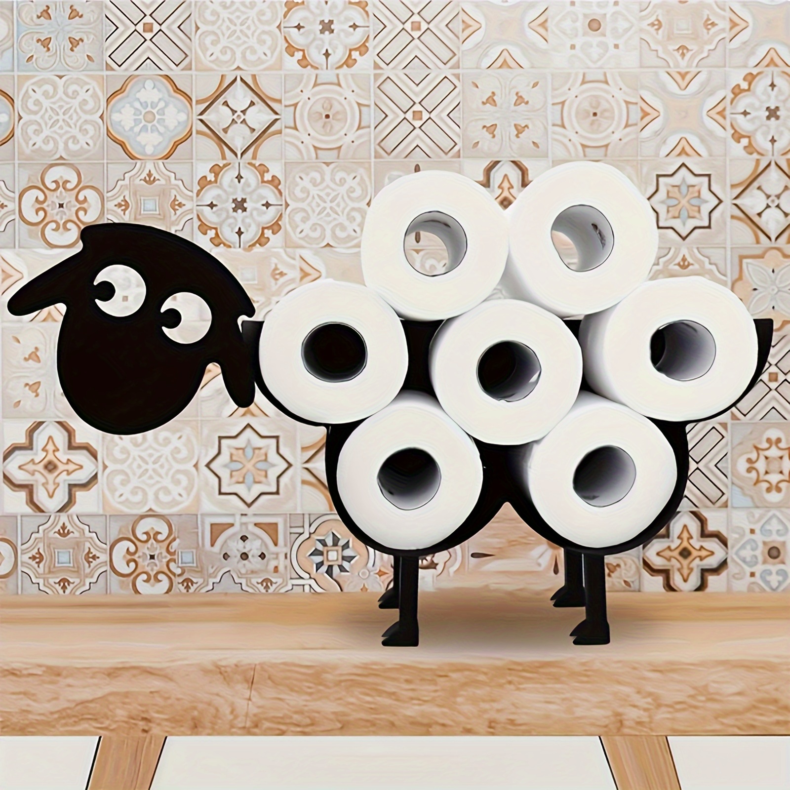Decoratieve Vrijstaande Toiletpapierhouder in Dierenvorm voor de