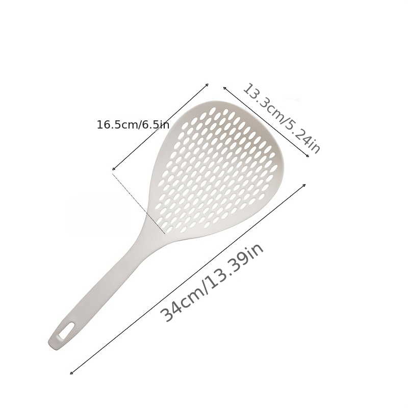 TEMU Schiumarola a con Impugnatura Antiscivolo, da Cucina a Maglia Fine, Colapasta Resistente alle Alte Temperature per Scolare la Pasta, Friggere,