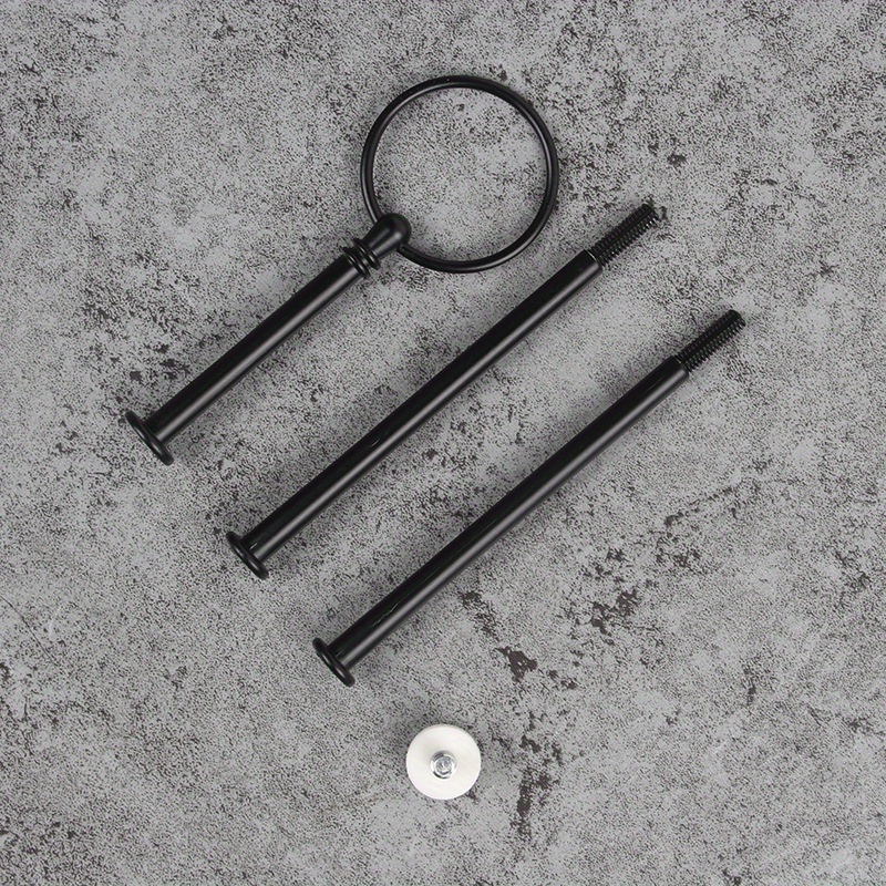 TEMU Raccords de quincaillerie pour présentoir à cupcakes à 2/3 niveaux, comprenant des poignées, des vis et des rondelles plates, adaptés à l' de