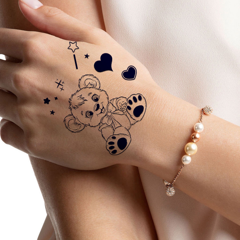 Tatouages Temporaires Enfants Cartoon - 3 Feuilles Avec 50+ Motifs - Étanches & Sécuritaires - Pour Fêtes Et Anniversaires