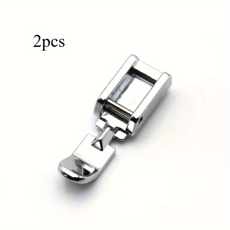 TEMU 2pcs Multifunctional Electric Sewing Machine Accessories Presser Foot Zipper Presser Foot