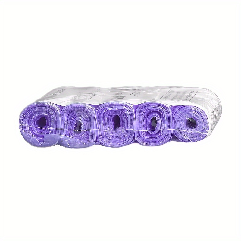 TEMU 5 Rolls/pack, Total 75pcs, 4 Gallon Bathroom Small Trash Bags, Disposable Thin Trash Bags, Bagged Kitchen Storage Small Trash Bags, Bathroom