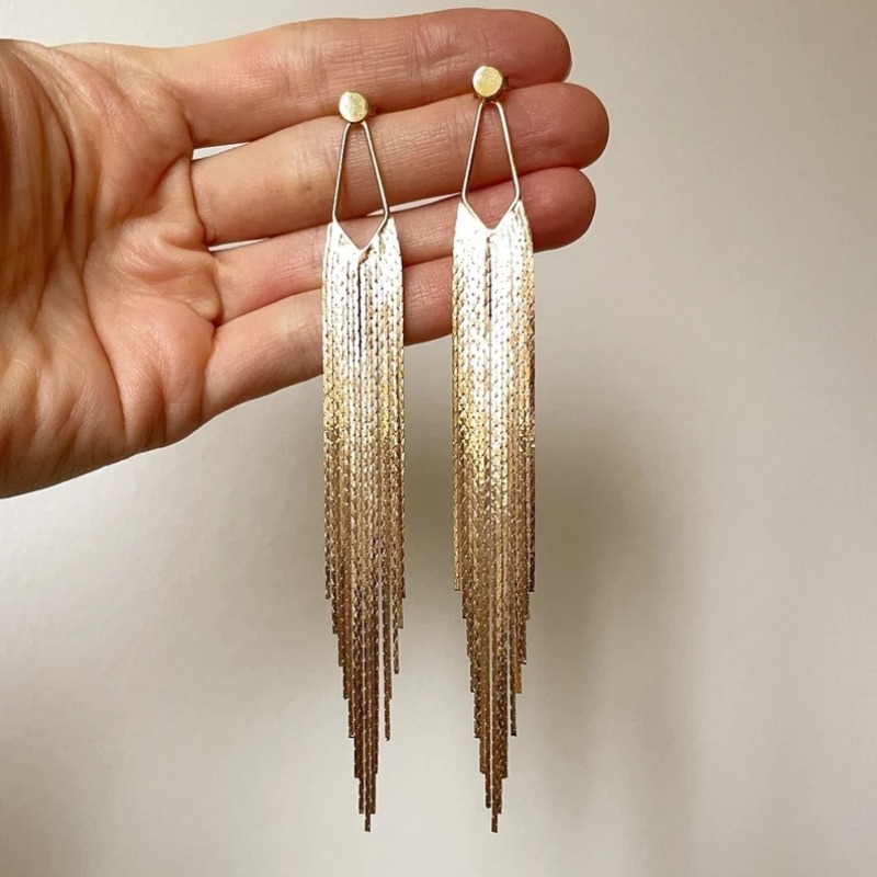 TEMU Boucles d'oreilles à pompon élégantes et stylées, bijoux pour quotidiens et les fêtes, le meilleur cadeau
