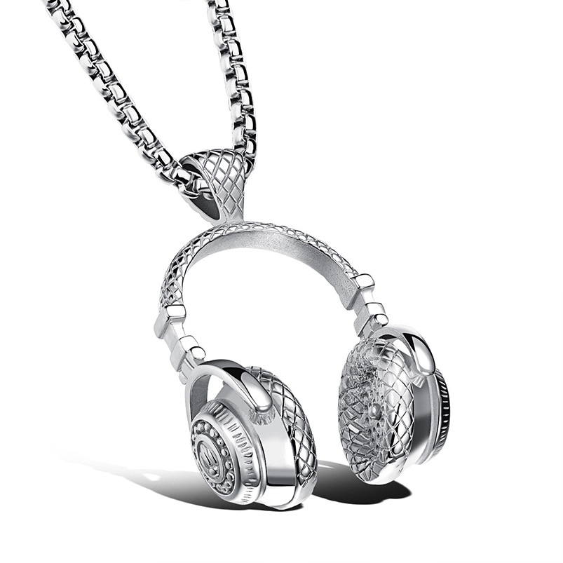 Necklace Featuring A Music Note And , Suitable For Men And Women, Perfect As A Dj Gift, With A Retro Punk Rock Choker Style