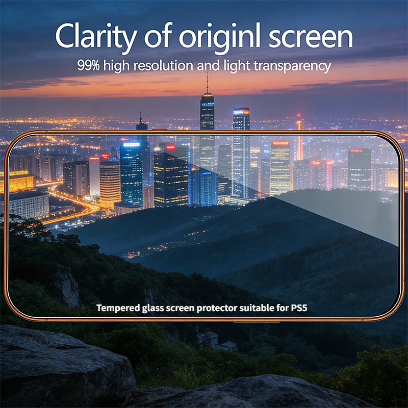 TEMU 3pcs Set Of Tempered Glass Screen Protectors For Playstation Portal, Transparent Anti-scratch Protective Film, Compatible With Ps5 Portal Screen