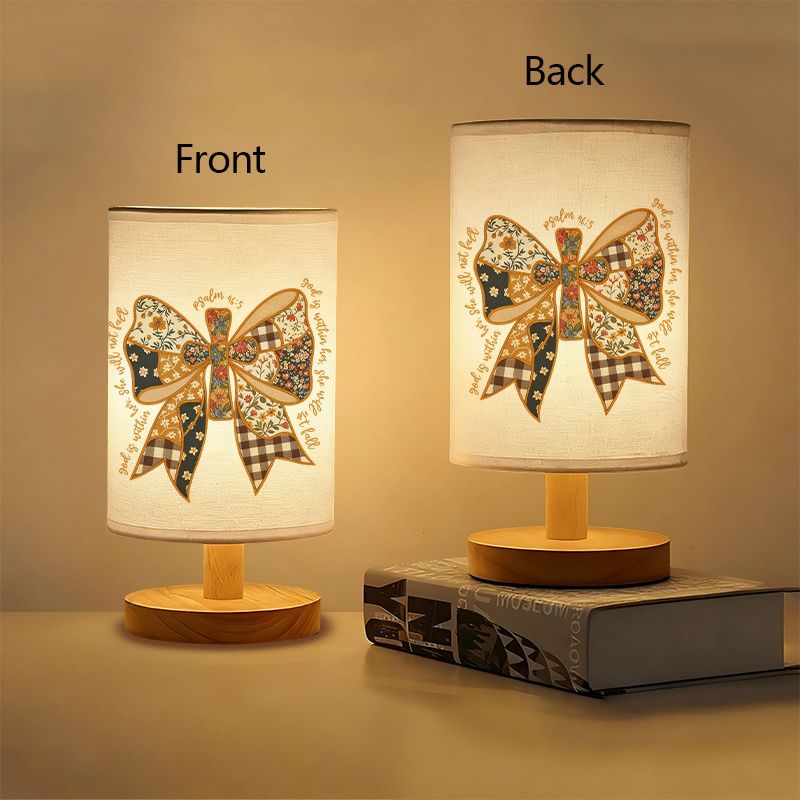 a modern usb powered linen lamp with a   and exquisite patterns   suitable as a bedside decoration and can   create ambiance   room and bedroom making it an   gift for   1