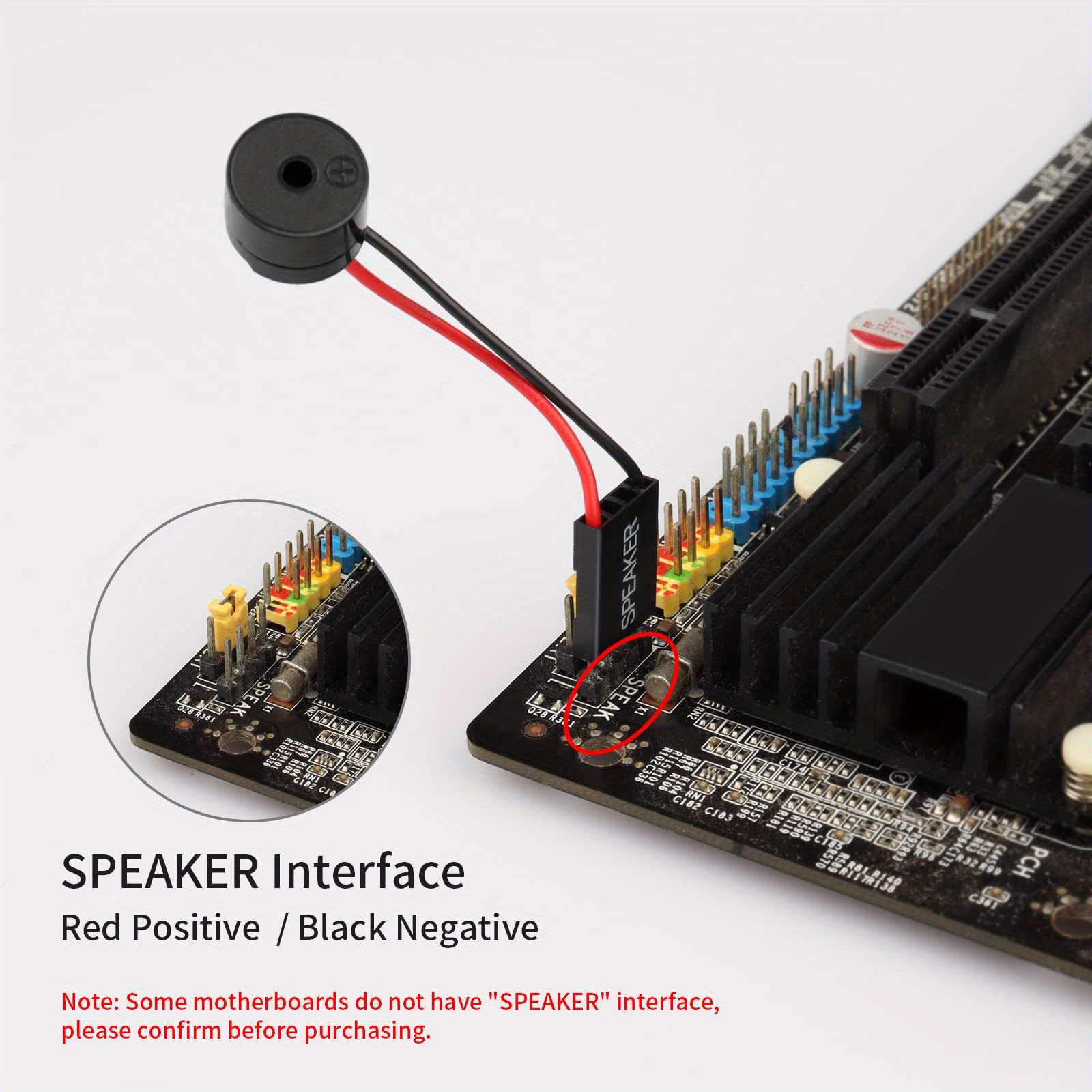 5pcs pc motherboard speaker alarm buzzer pin Temu United Arab