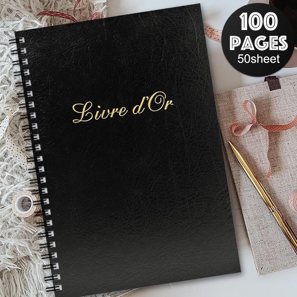 TEMU 1pc Carnet à Spirale Esthétique Français, Journal de Souvenirs Thème Fleurs pour Événements Spéciaux, Messages pour Célébrations et