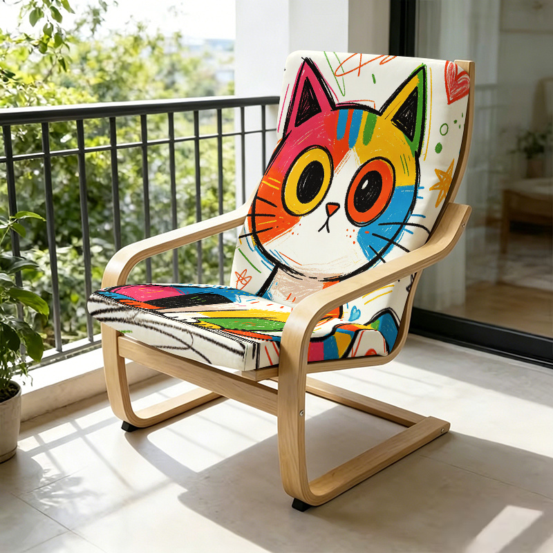 TEMU 1pc Pattern Recliner Cover Compatible For Chair Cushion Protector Cover, Elastic Stretchable Cover With , Suitable For Chair Recliner Cushion