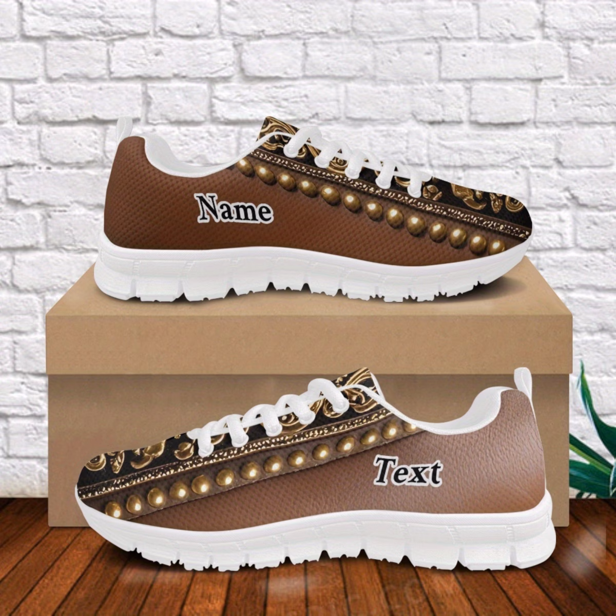 Personalized Name/Text Sneakers - Name/Number/ - S...