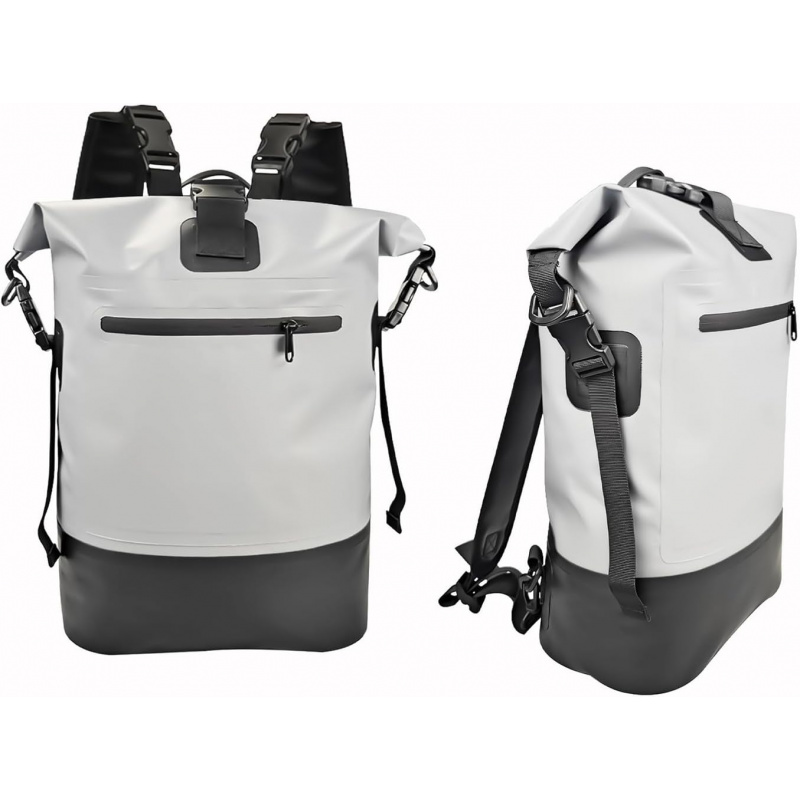 High Quality Backpack - 25L Roll-Top Heavy-Duty Pack | Men's Hiking Backpack for Hiking, Camping, Outdoor Mountaineering, Trekking, Beach Fitness & More: Sports & Outdoor