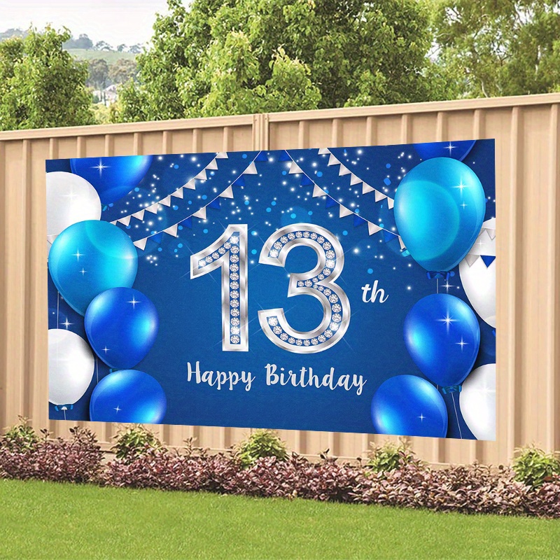 13. Geburtstag Deko-Set – 2 Banner "Cheers To 13" & "Back In 2010" Für Die Jubiläumsparty
