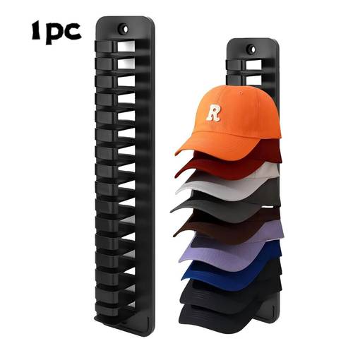 3 in 1 multifunctional wall mounted hat rack 16 extra large capacity adjustable dividers nail free screw dual installation no damage to walls wardrobe bedroom room travel universal space saving 3d storage artifact