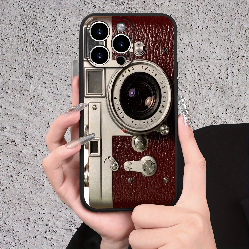 phone case featuring a retro style vintage camera Temu Oman