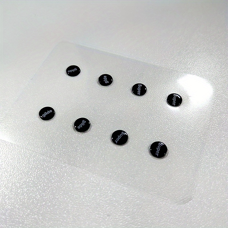 E-shop 1 Pack Glas-Mausgleiter DIY Punkte Mausfüße Pads Aufkleber für Gaming-Maus -Rutsch-Pads