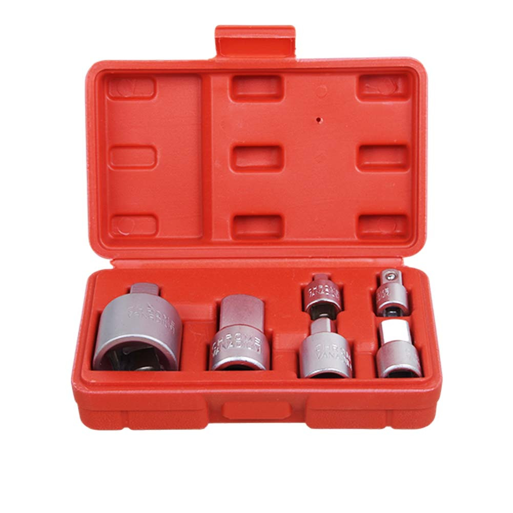6pcs Ratchet Spanner Socket Spanner Adaptor 1/2 1/4" 3/8" 3/4"