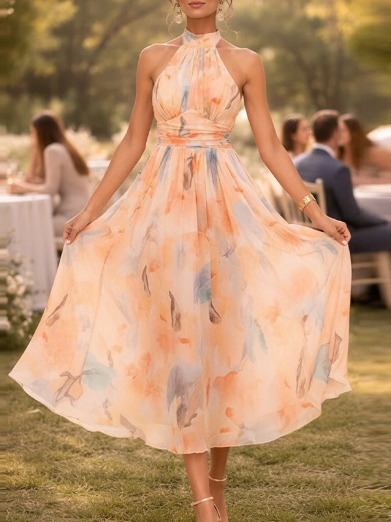 a line dresses midi sold on Temu United States
