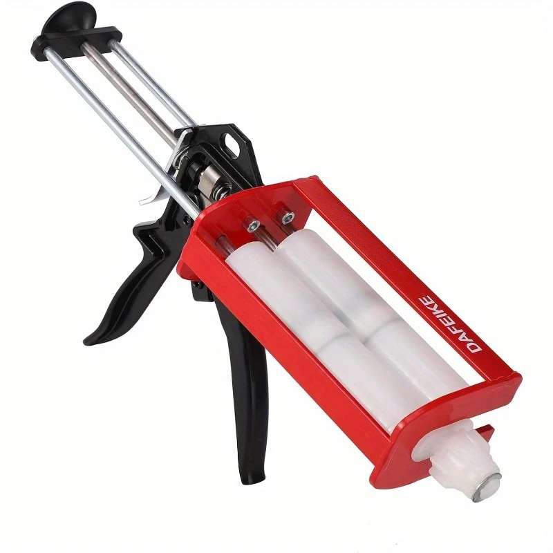 epoxy gun dual component caulking gun manual double cartridge caulk gun panel applicator for 200ml 6 75fl oz mix ratio 1 1 and 2 1 e g 08115 08116 red details 4