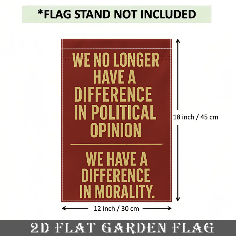 TEMU 2d Flat - 2d Flat - 2d Flat Banner, 1pc Of Flag, Featuring A Unique Design, Double-sided Sturdy Outdoor Home & Yard Decoration, 12x18 Inches,