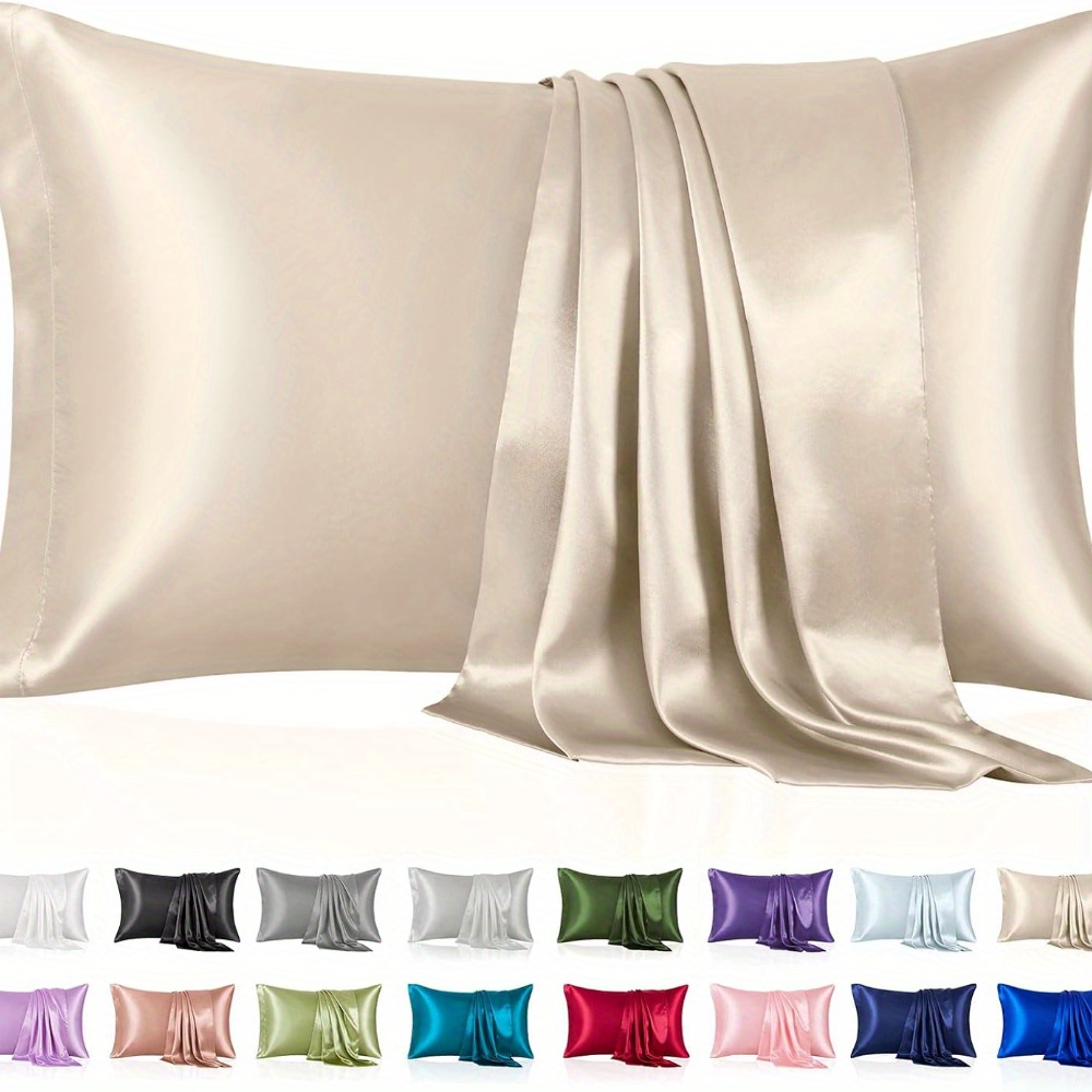 1pc luxury pillowcase for hair and skin super soft and cooling similar to pillow cases gifts for women men
