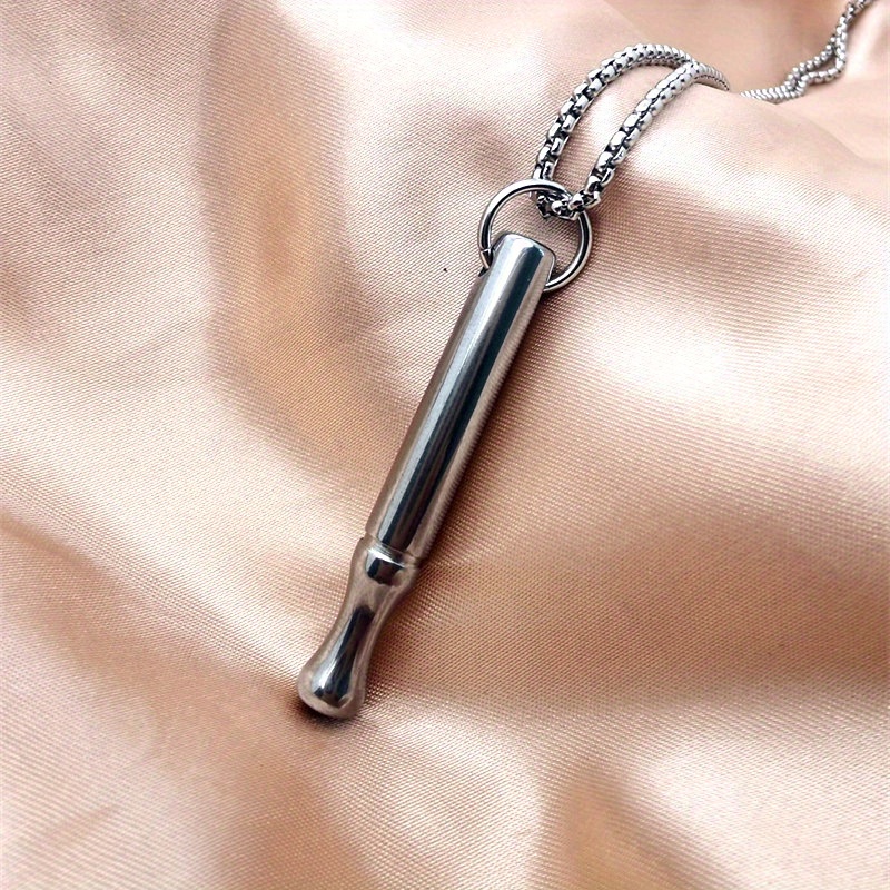 Popular Waist-Cinching Meditation Breathing Necklace with a * Made of 304  304 Stainless Steel. It'S a Mindful Whistle Pendant That * Reduce Anxiety  And Stress. This Whistle Pendant Necklace Is ...