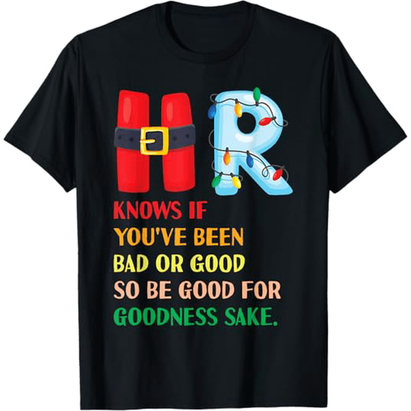 

1pc Hr Christmas T-, Graphic Tee For Adults, Unisex Regular Fit, Round , , 180gsm, S-xxxl,