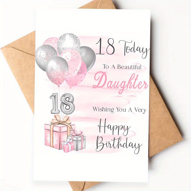 Sottobicchiere Per 18° Compleanno – 'Happy 18th Birthday' Con Calcolo Di Giorni/Ore/Minuti/Secondi – Rosa, In MDF Lucido, 9x9 Cm - 3
