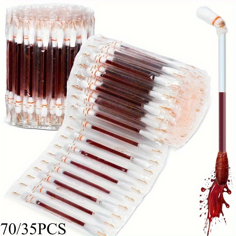 70 35pcs swabs pet swabs individually packaged portable suitable for outdoor activities   work   back to   christmas new year