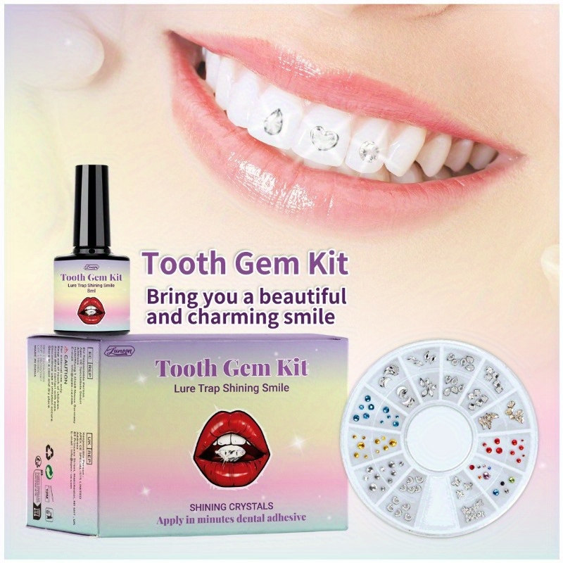 Amazon Tooth Gem At Home Kit DIY Tooth Gems Kit – Diamond Heart