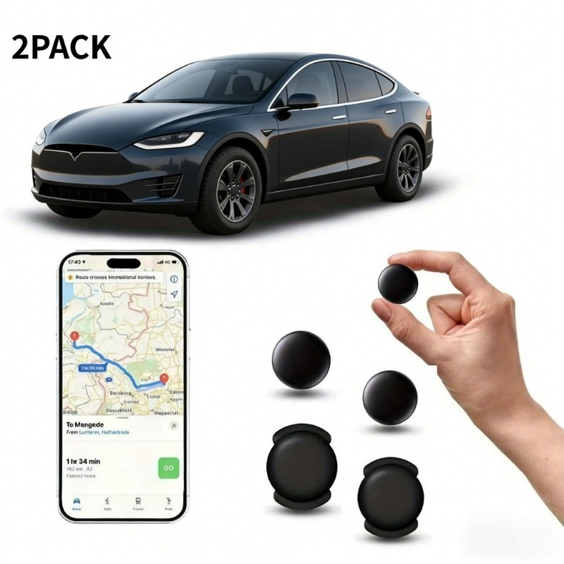 2pcs mini gps   no monthly fee real time locator ios compatible   suitable for trucks suvs and vehicles battery free operation durable construction gps   gps     safety portable gadget