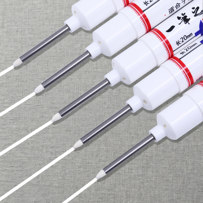 White Fine Tip Markers for Quick Drying and Non-Fading Art