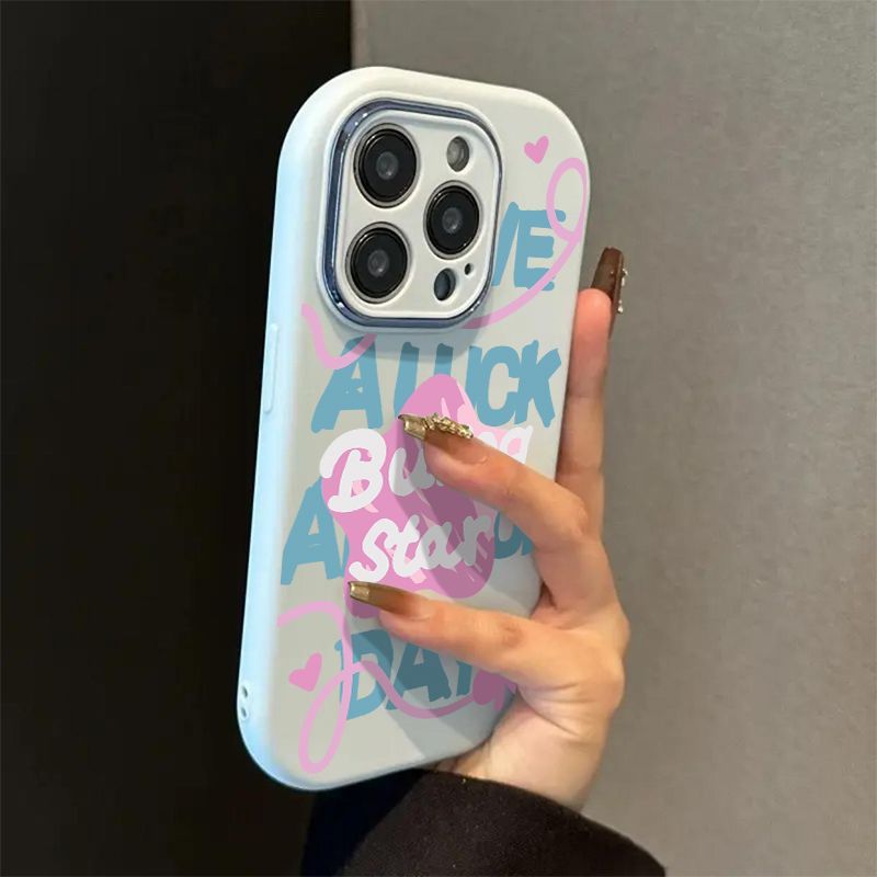 TEMU Phone Case - The Jingkong Fat Dun Creative Painted Tpu Soft Material Is Suitable For Iphone 12/13/14/15 Pro Max, Offering Feel With Full