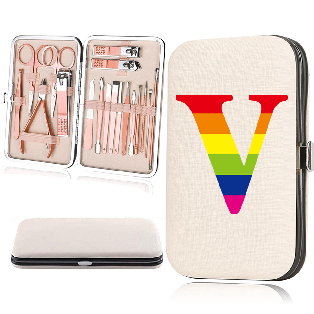 18pcs Nail Clippers Set with Portable Storage Case