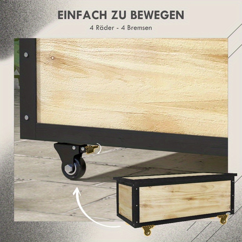   Heavy-Duty Metal Deck Box with Locking Lid & 4-Wheel Mobility, 121L Large Capacity Outdoor Storage Bench with Cushion Box & Seat Organizer -   Patio Furniture, Sturdy Construction for Garden, Deck, Backyard - Ideal for Cushions, Tools, Snacks - Durable Metal Construction,   Rectangular Design, Easy  , Versatile for Indoor/Outdoor Use, Secure Locking Mechanism, Smooth-Rolling Wheels, Compact and Functional Organizer Chest, Outdoor Bench With
