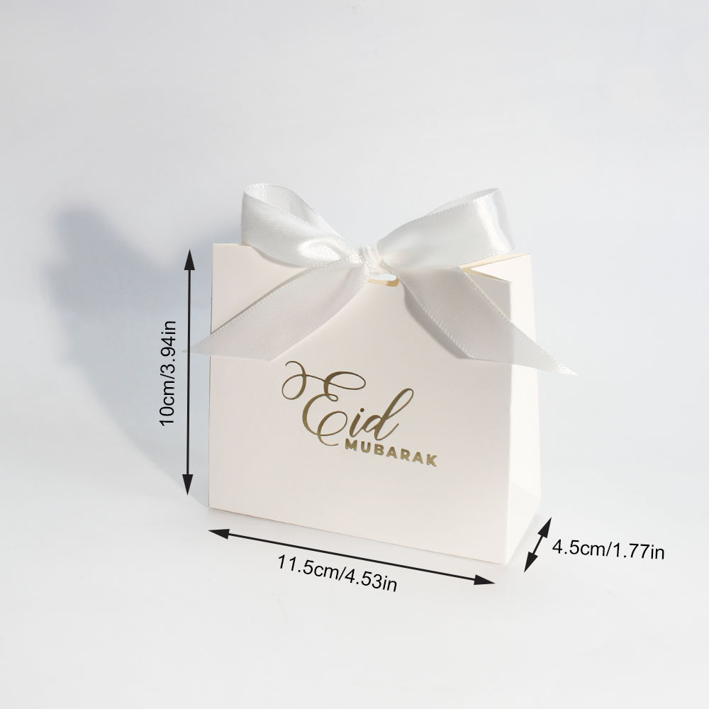 Image of Gift For Her/him 10pcs Sophisticated Black And White Mini Gift Boxes With , - Perfect For Candies, Chocolates, And