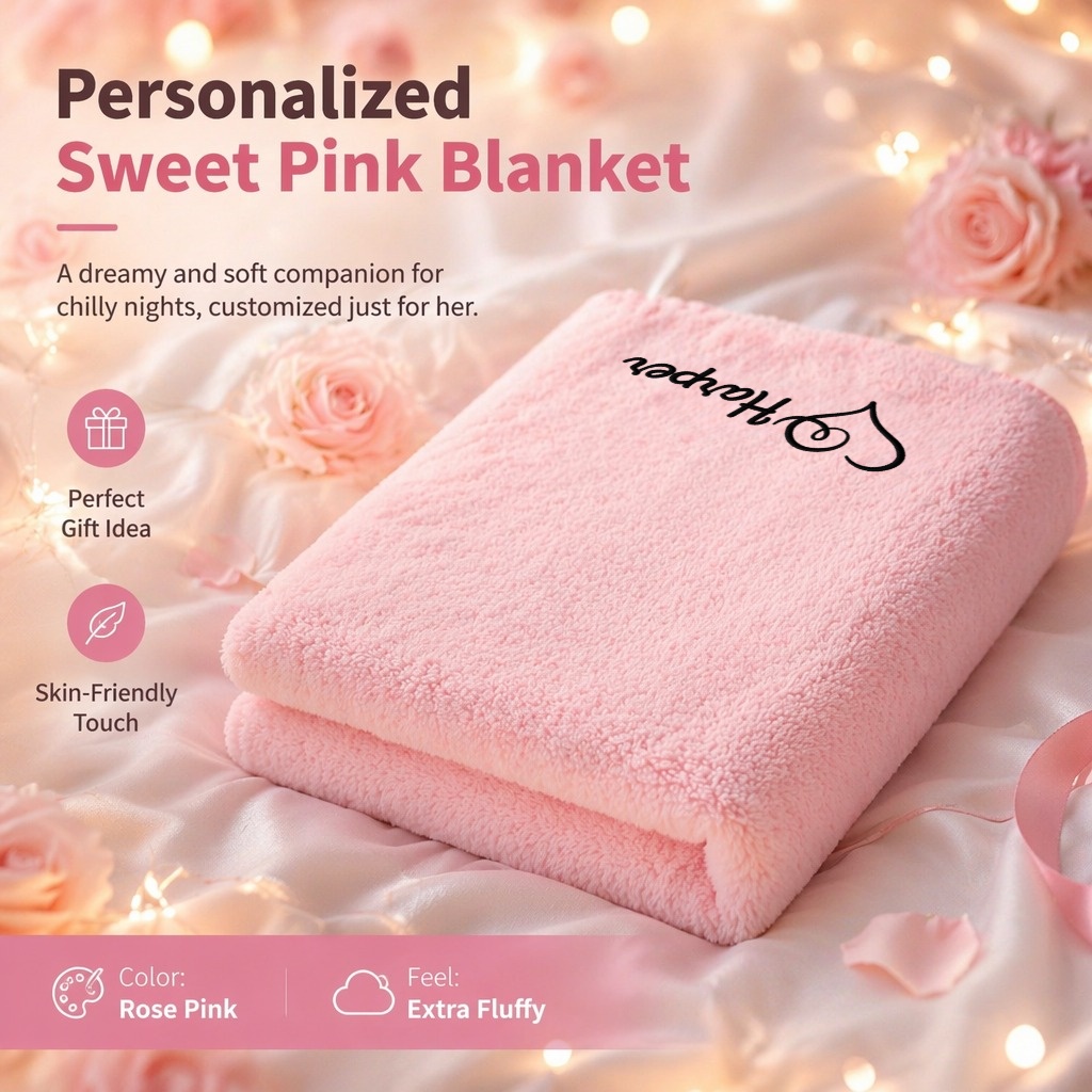 TEMU Embroidered Custom Fiber Thickened Soft Absorbent Towel, An Essential And Practical Household Item, Suitable For Family Use, As A Christmas Or