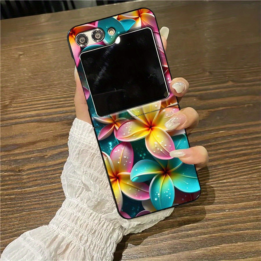 TEMU Étui de protection pour les modèles Samsung Galaxy Z Flip 3, 4, 5 et 6, avec un design souple et anti-choc de haute qualité, d'un motif de