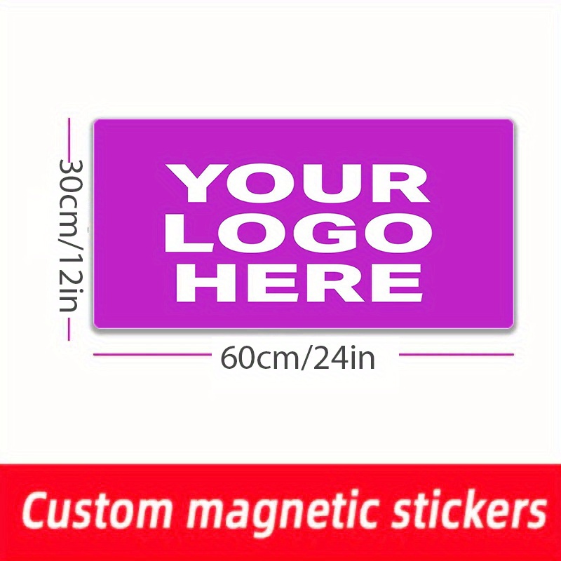 TEMU 2pccustom Magnetic Car Signs, Day For Business Advertising And Vehicle Promotion, Logo For Van Tru