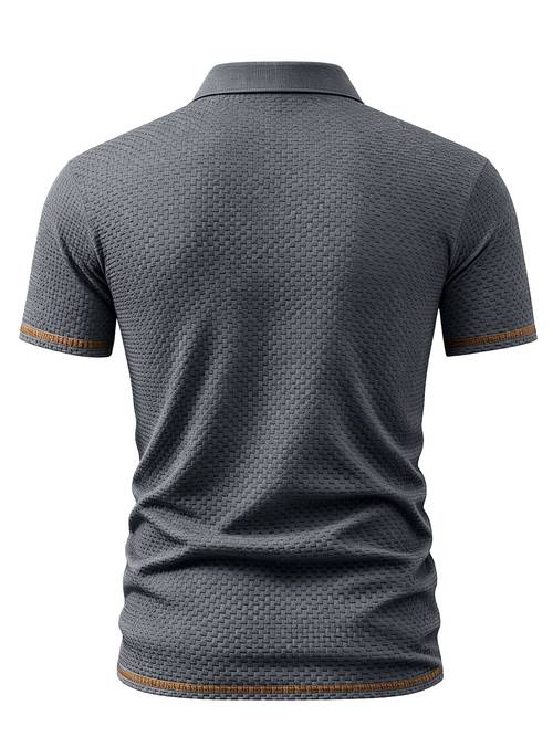 a6 3071 mountain norway flag quick dry mens waffle knit shirt textured short sleeve casual short sleeve golf shirt breathable summer golf t shirt for office vacation outdoor use fathers day gift