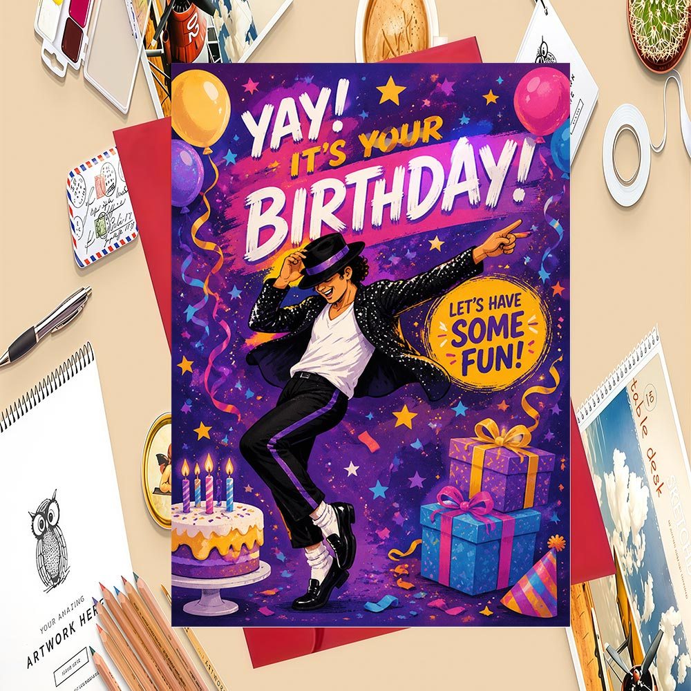 TEMU 1 Ensemble de carte d'anniversaire pour adultes, idéal pour les amateurs de fêtes - Parfait pour et , idéal pour les anniversaires et les fêtes