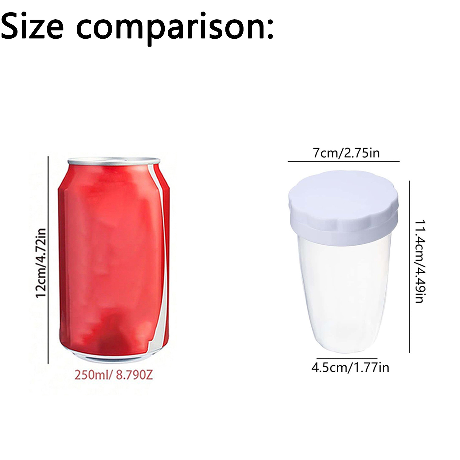 Reusable Plastic Flour Sifter with Lid