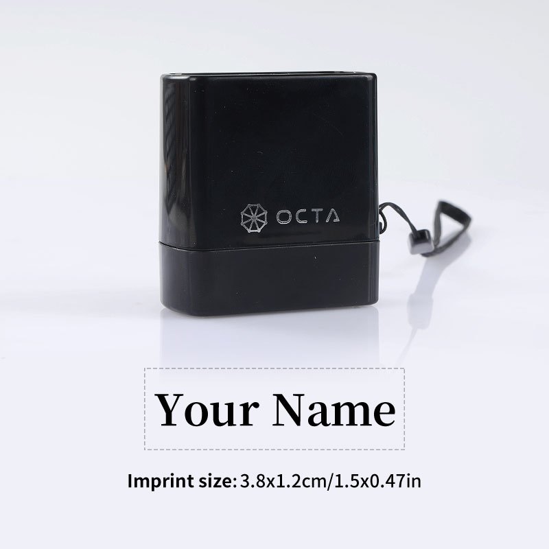 TEMU con Personalizzato, per Firma, con Testo, con Indirizzo, Opzione a 4 Colori Disponibile, Design Riutilizzabile - Adatti per Uso e , Articoli per