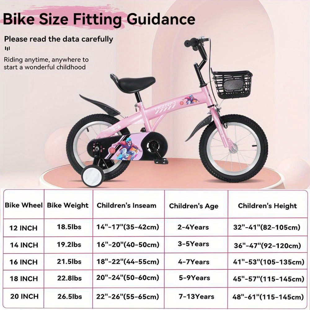 Wheel What Inch Bike For Year Old Training Wheels Year Old Girl