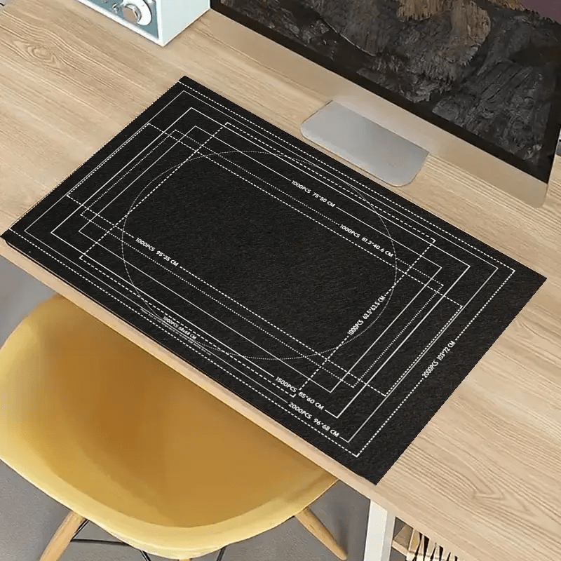 TEMU Extra Large Mat - Portable & Easy-to-use, Durable Polyester Fiber, Ideal For 1500-500 Puzzles, In 3 Colors, Play Mat For Puzzles