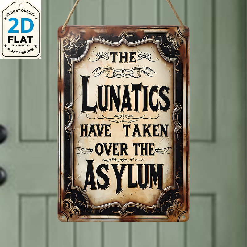 TEMU 2d Flat Retro Wooden Wall Sign - " The " - Floral Decor, Country Style Home, Room And Porch Accent, Gift, Exquisite Design | Distressed End,