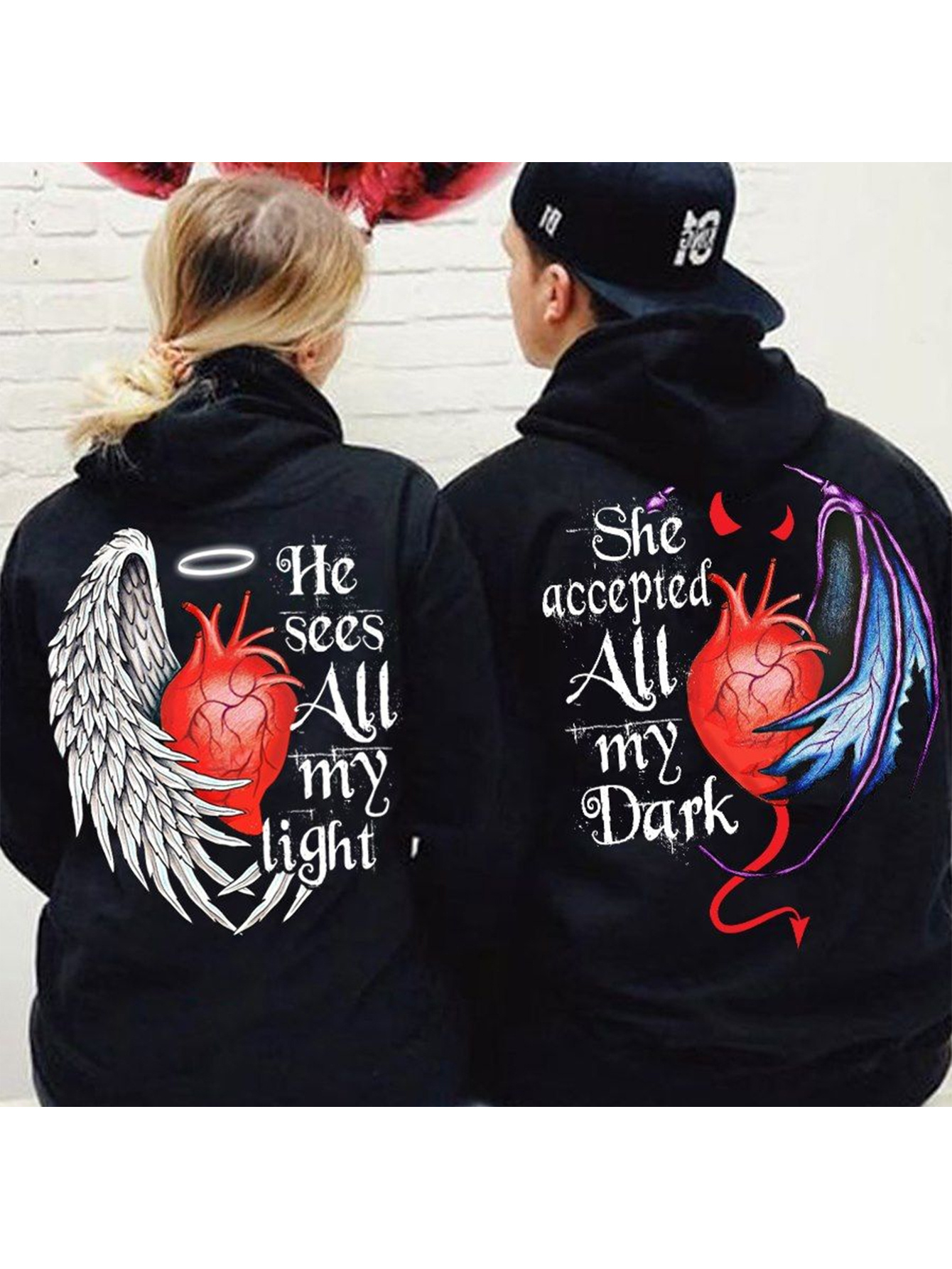 Y2K Vintage Angel Print Oversized Hoodies Zip Up Women