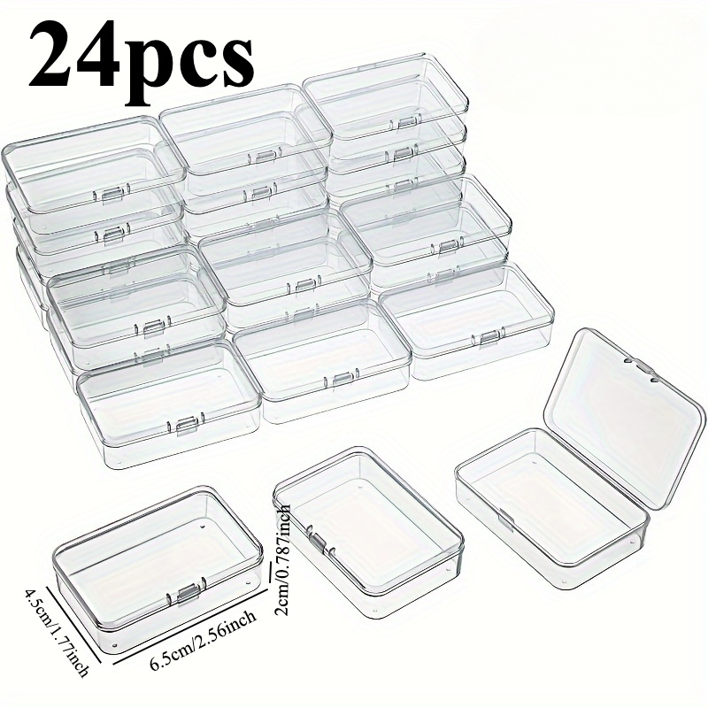 

24 Plastic - Multifunctional For Small As , Jewelry, , Art Supplies, Handicrafts, Etc